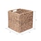 Hastings Home Storage Bin, Wicker, 12 in H, 12 in W, 12 in L 318397LRE - alternate 2